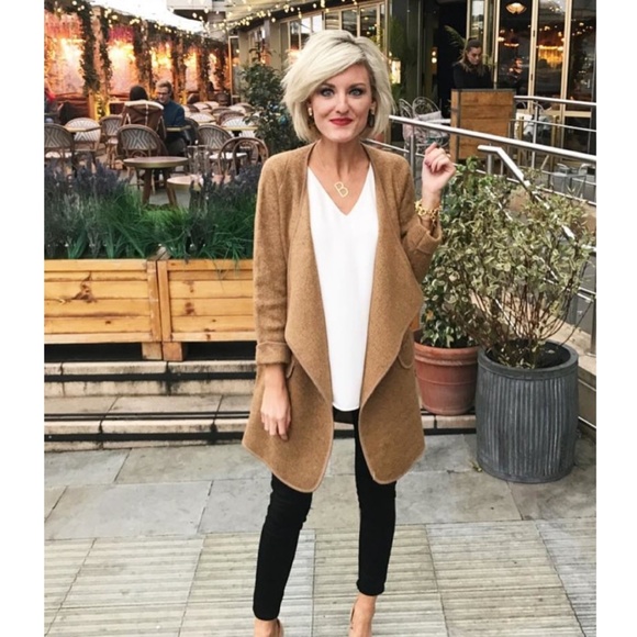 Goodnight Macaroon Sweaters - Goodnight Macaroon Brown cardigan sweater jacket